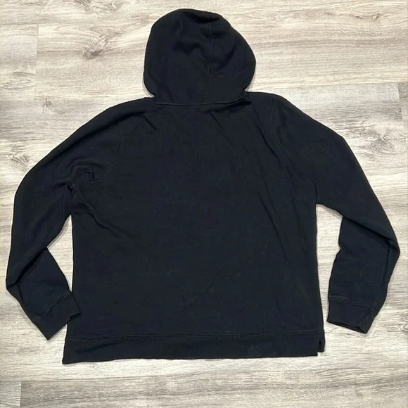 Women's American Eagle Outfitters Black Hooded Sweatshirt - Picture 4 of 4